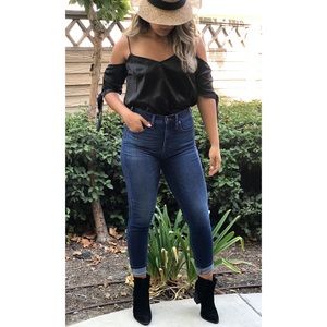 Urban Outfitters x Silence+Noise Cold-Shoulder top